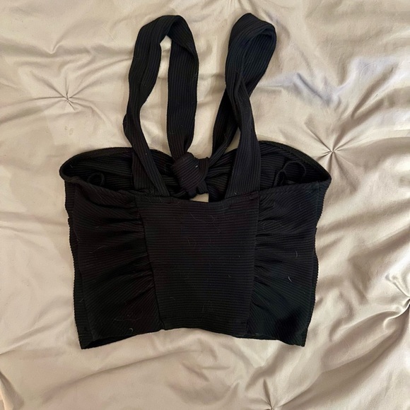 Urban Outfitters Midnight Halter Crop Top - Picture 3 of 4